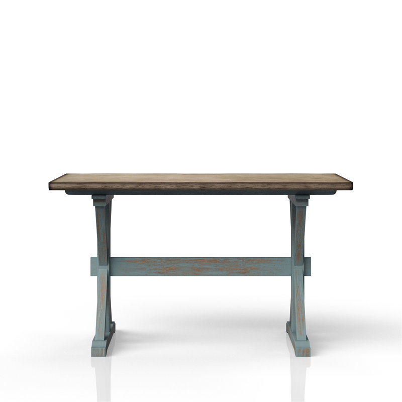 Table de salle à manger à hauteur de comptoir en X