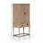 Bar Cabinet In Sand Finish