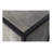 Sideboard, Solid Wood Frame, Vegan Leather, Grey