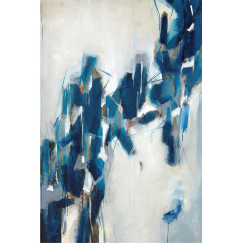 Sky-High Painting by Sara Brown, 60" H x 40" W x 1.5 D, Image Brush Gel
