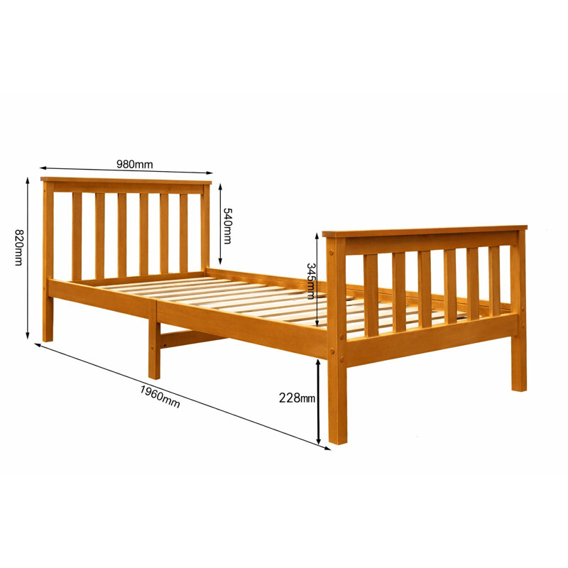 Solid Wood Bed