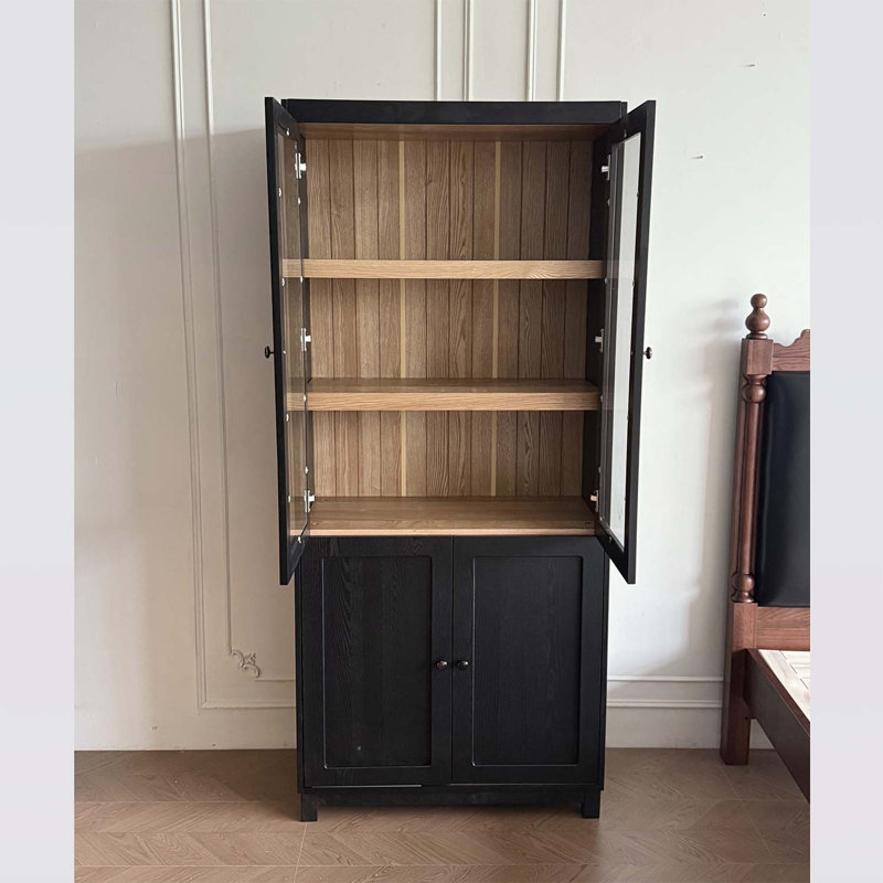 Sophisticated Display Cabinet with Versatile Storage for Precious Collectibles