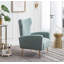 Fauteuil à oreilles en velours de 27 po de largeur Milana-379841546
