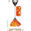 Luminaire suspendu géométrique unique à 1 lumière Amergin-1211299538-1211299542-1211299548