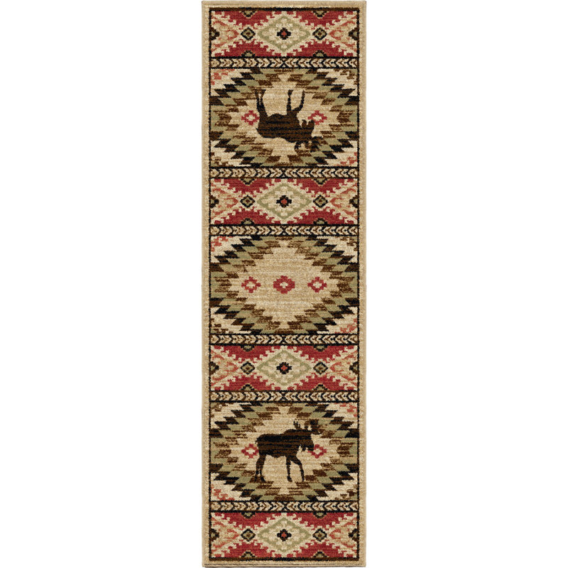 Peterkin Southwestern Indoor Rug, Rectangle 2'3" x 7'7"
