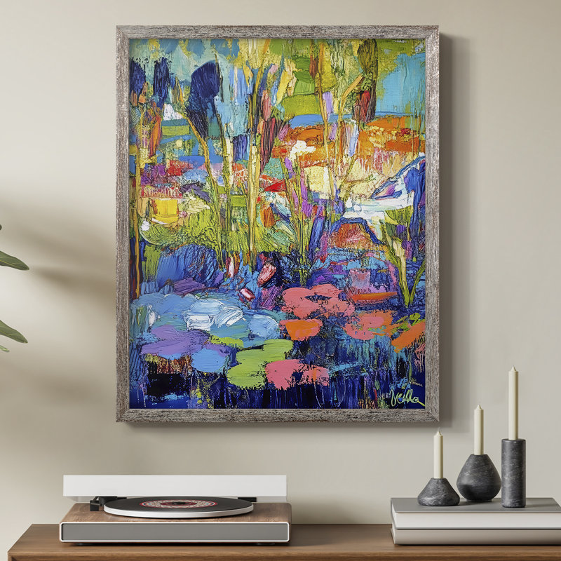 FLORAL Series DCVI Framed Print - Solid Wood