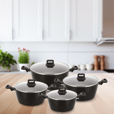 ZOYA 8 - Piece Non-Stick Cookware Set