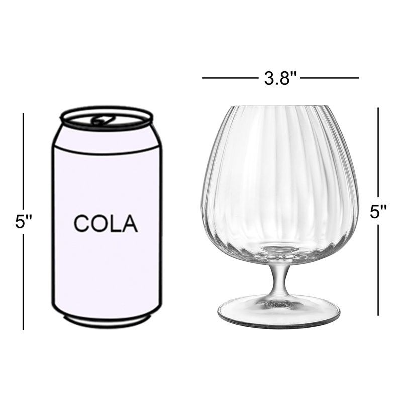 Verres à cognac 15,75 oz. Optica