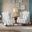 Upholstered Cotton Armchair-154986752