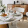 Suzzie Modern Sintered Stone Round Dining Table for 4-6 with Pedestal Base, Pre-Assembly