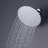 Wide Round Rain Shower Head For Bathroom With 1.8 GPM High-Pressure Swivel Rainfall Spray-104597189
