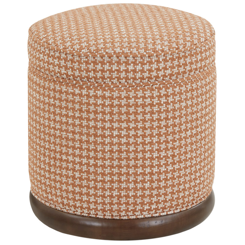 Fiorelli Round Boucle Ottoman, Brown
