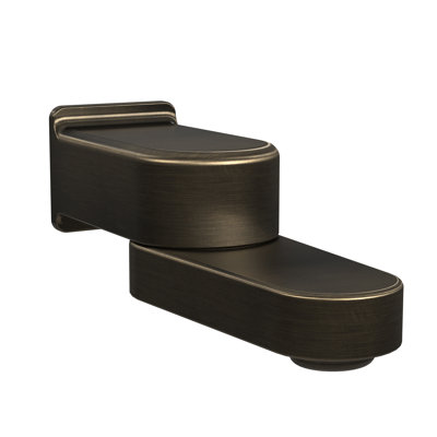 Fold Away Wall Mounted Tub Spout Trim with Diverter