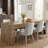 78.7" Long Dining Table, Rectangular Kitchen Table for 6-8, Modern Farmhouse Dinner Table for Dining Room