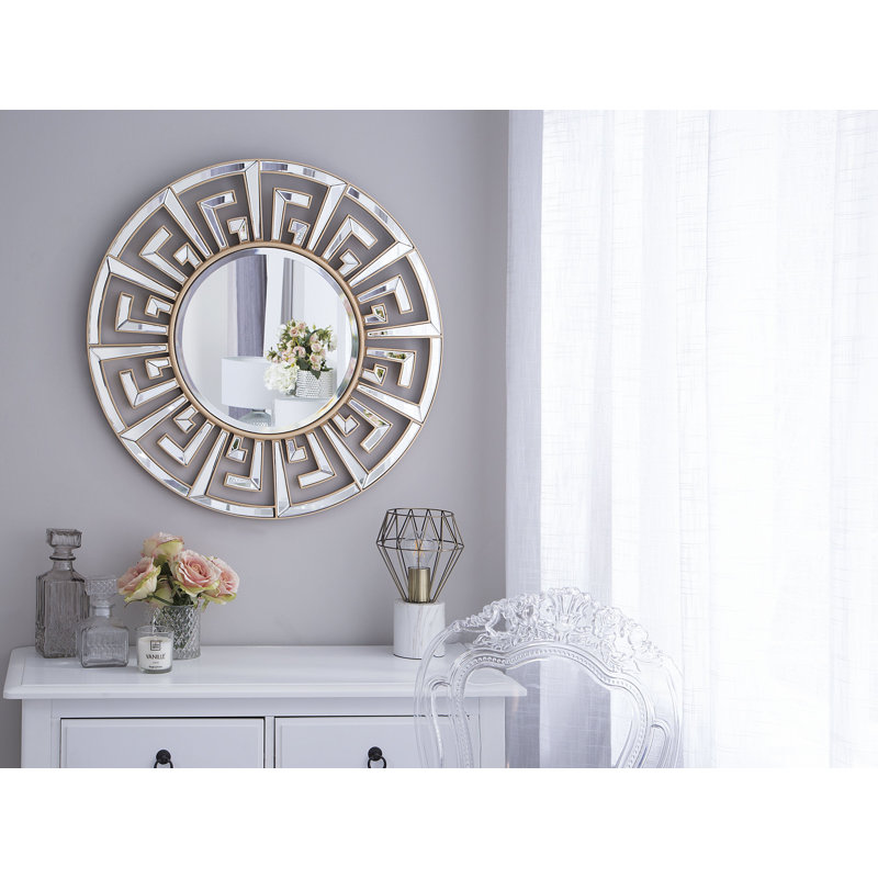 Alorie Metal Flat Wall Mirror