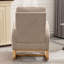 Chaise berçante d'appoint avec repose-pieds