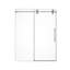 Porte de douche coulissante simple sans cadre - verre trempé transparent de 5/16 po (8 mm), conception à dérivation-135113904