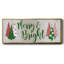 Merry & Bright - toile encadrée