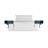 Fantome H Concealed Toilet Tank Carrier System for Top Flush