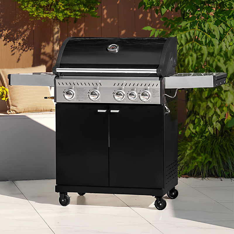 Barbecue à gaz 53,15 po pour la cour extérieure à double usage