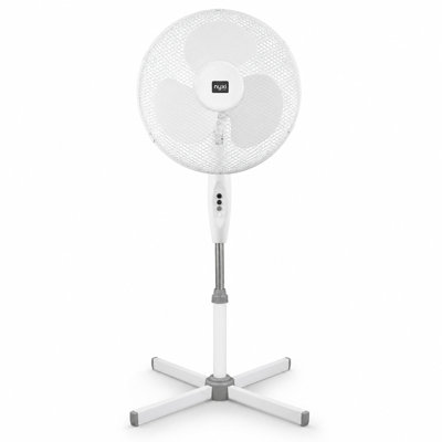 Nyxi 16 Inch Oscillating Pedestal Stand Fan with Adjustable Height up to 140cm