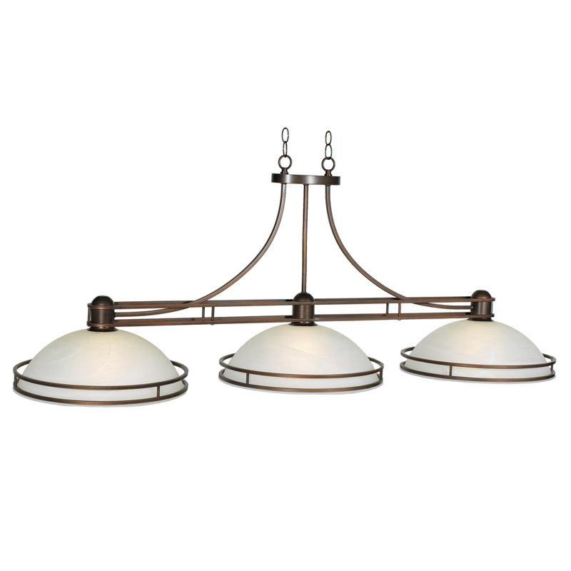 Bruhn 3 - Light Pool Table Linear Pendant By RAM Game Room