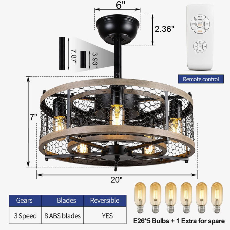 MooJ Ceiling Fan - Wayfair Canada