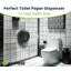 Distributeur de papier hygiénique pour salle de bain à un roll jumbo