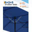 Grand parasol de patio avec base incluse-1744196074