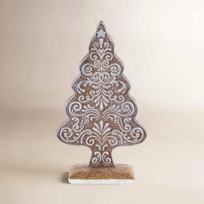 Glittered Gingerbread Tree