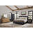 Queen Waterfall Panel Bed