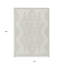 Tapis extérieur lavable géométrique 10 pi x 14 pi ivoire et beige