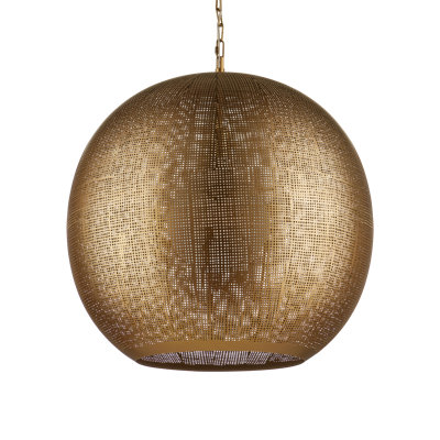 Buckram Orb Pendant