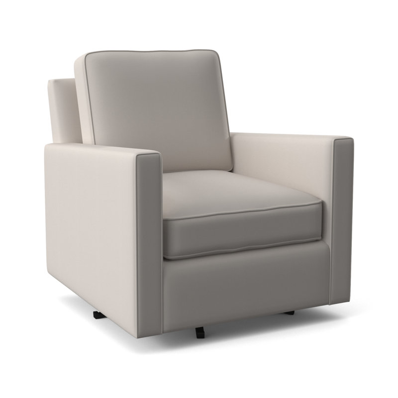 Nicklaus Armchair, White Textured Performance; 0865-91