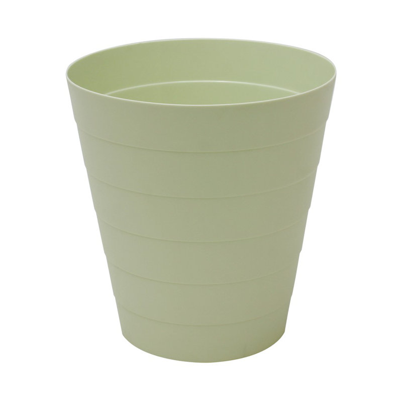 Plastic Open Waste Bin - 26.5L, Green