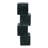 Modern Geometric Stacked Marble Taper Candle Holder - Contemporary Stone Decorative Accent for Home Decor and Tabletop Styling.-363368050-363368061