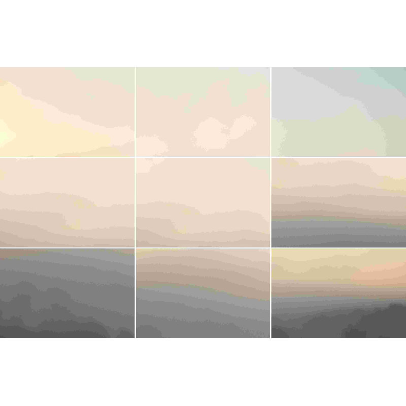 " Fall Fields Collage ", 8" H x 12" W  , No, Wrapped Canvas