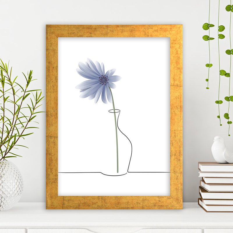 Cadre photo, reproduction d'art sur bois