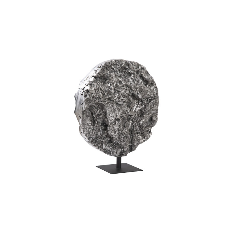 Cast Root Silver Standing Sculpture