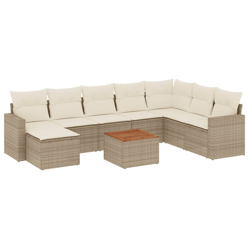 Vidaxl Garden Sofa Set Beige