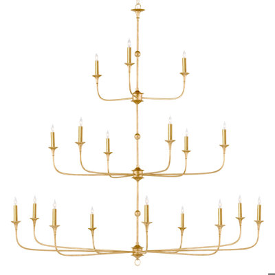 Nottaway 18 - Light Wrought Iron Chandelier