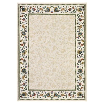 Rectangle Floral Area Rug