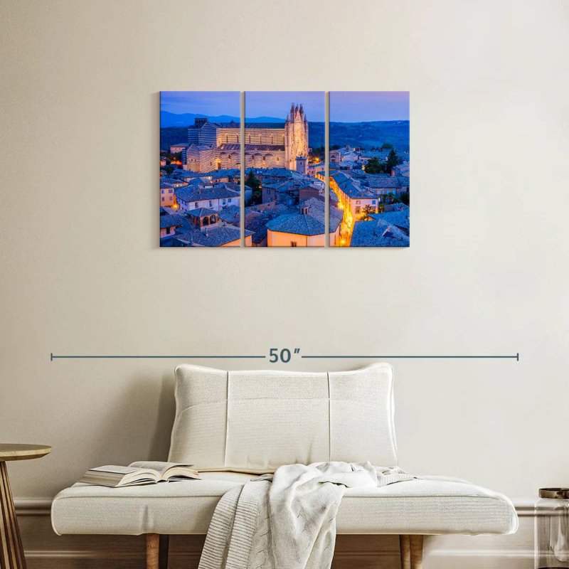 Orvieto Blue Hour, H 20 po x l 33 po