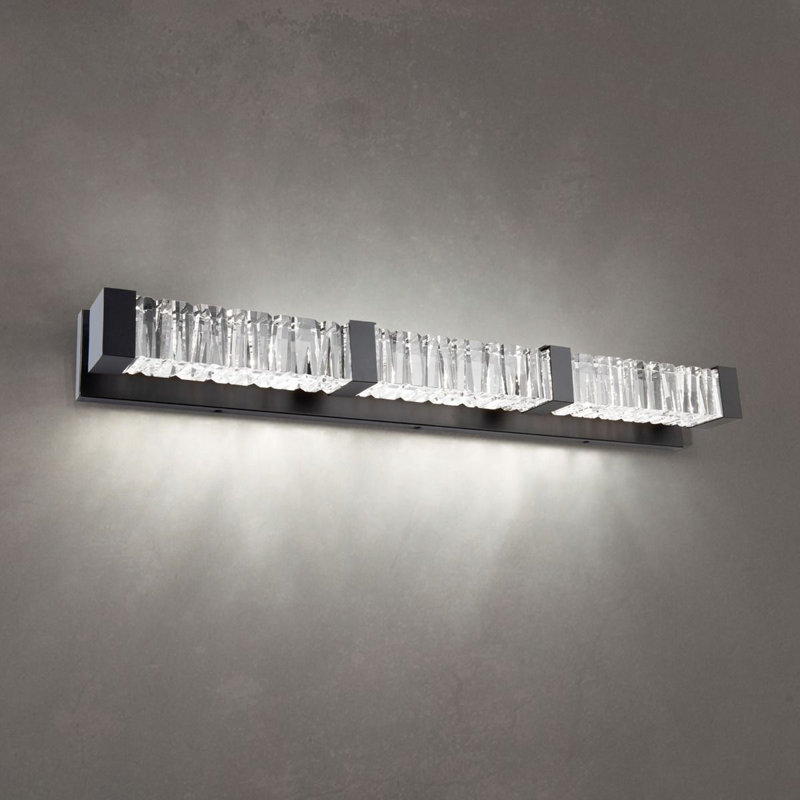 1 - Light LED Vanity Light, Black