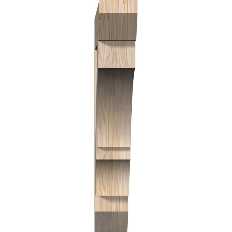 H 5,5 l, Sapin de Douglas lisse, L 5 1/2 po x P 36 po x H 36 po