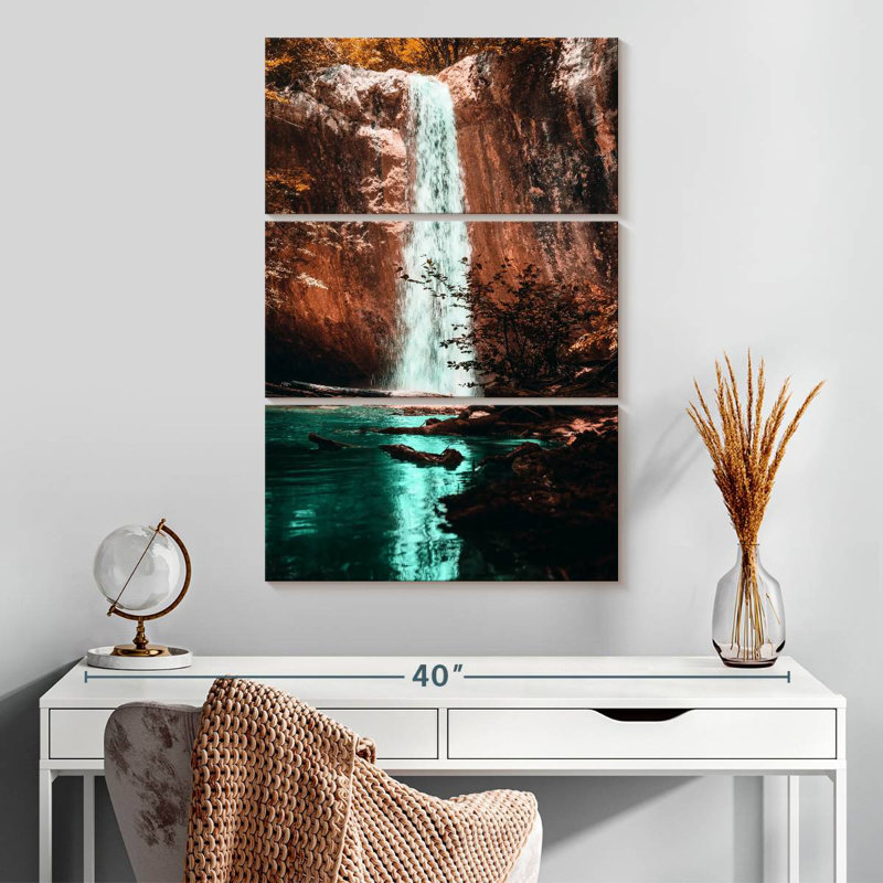 Kerrick Fiery Waterfall, H 32 po x l 20 po