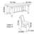 Retro Exquisite And Durable Rectangular Table-1254855713