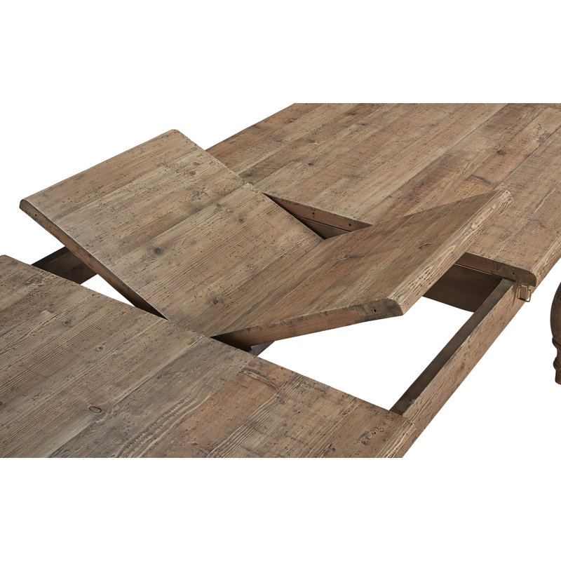 Biloxi Extendable Pine Solid Wood Top Dining Table