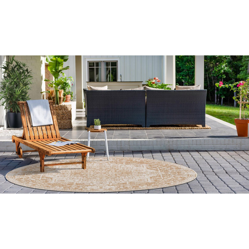 Tapis d'extérieur Destiny, Rond 13 pi