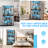 65" Display Cabinet With Glass Doors, 4 Tier Curio Cabinet With 12 Color Lights, Glass Display Cabinets For Collectibles, Toys And Books, High Display Case With 3 Shelves For Home-114219504
